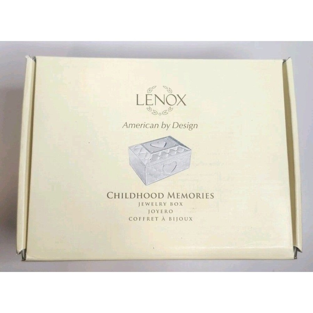 Lenox Childhood Memories Musical  Jewelry Box Metallic 6205231  NEW
